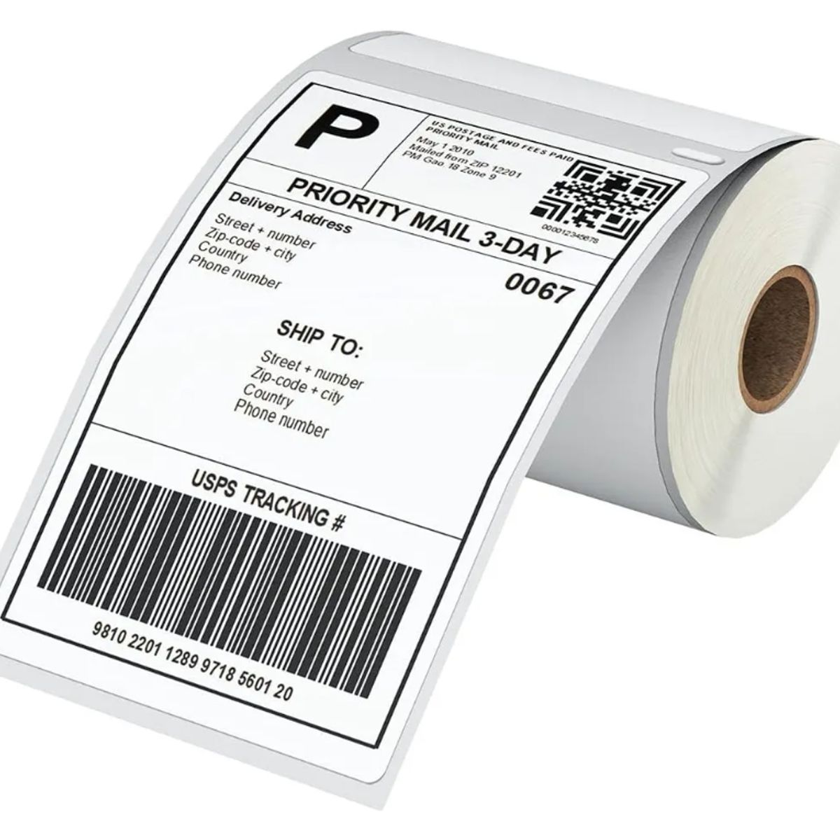 GENERICO - 1000 Etiquetas 100x150 Autoadhesivas Térmica Rollo