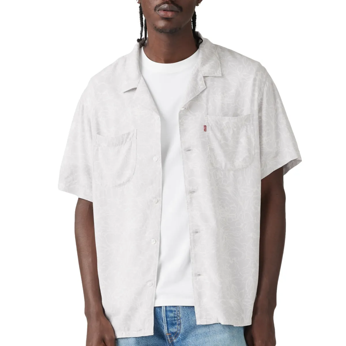 LEVIS - Camisa Hombre S/s Classic Camper Blanco Levis