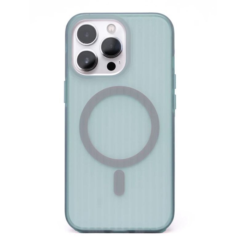 GENERICO - Carcasa Magsafe Ice Cream con Pop Socket Celeste IPH 16 Pro Max
