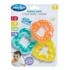 PLAYGRO - Tripack Mordedores de Agua Bumpy Gums