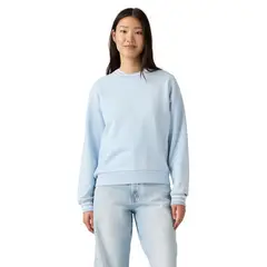 LEVIS - Polerón Mujer Sport Crew Celeste