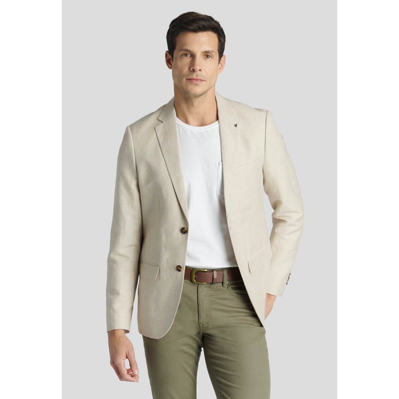 NEW MAN - Blazer Prato Heritage Beige New Man