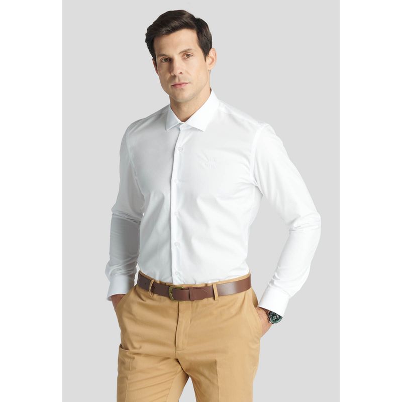 NEW MAN - Camisa London Business Blanco New Man