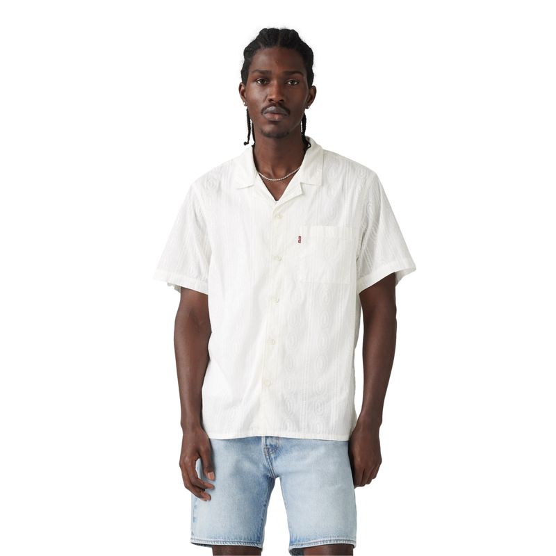 LEVIS - Camisa Hombre The Sunset Camp Shirt Blanco Levis