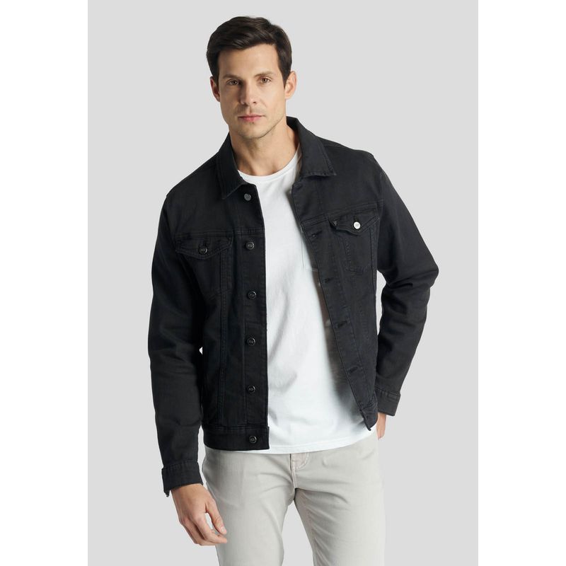 NEW MAN - Chaqueta Cranc Avant-Garde Negro New Man