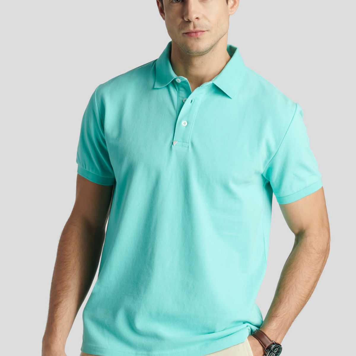 NEW MAN - Polo Nantes Heritage Turquesa New Man