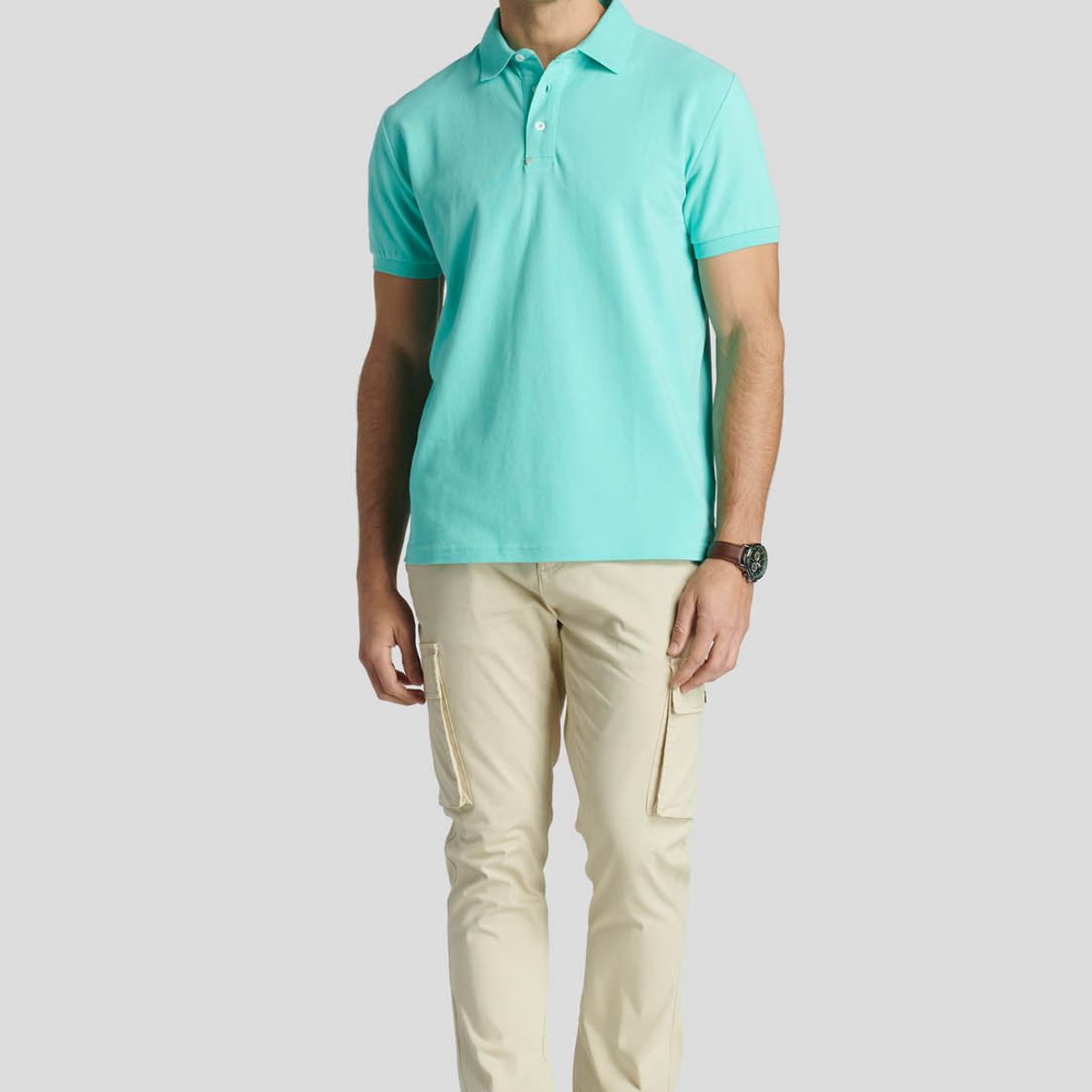 NEW MAN - Polo Nantes Heritage Turquesa New Man