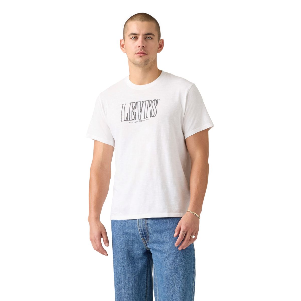 LEVIS - Polera Hombre Relaxed Fit Tee Blanco Levis