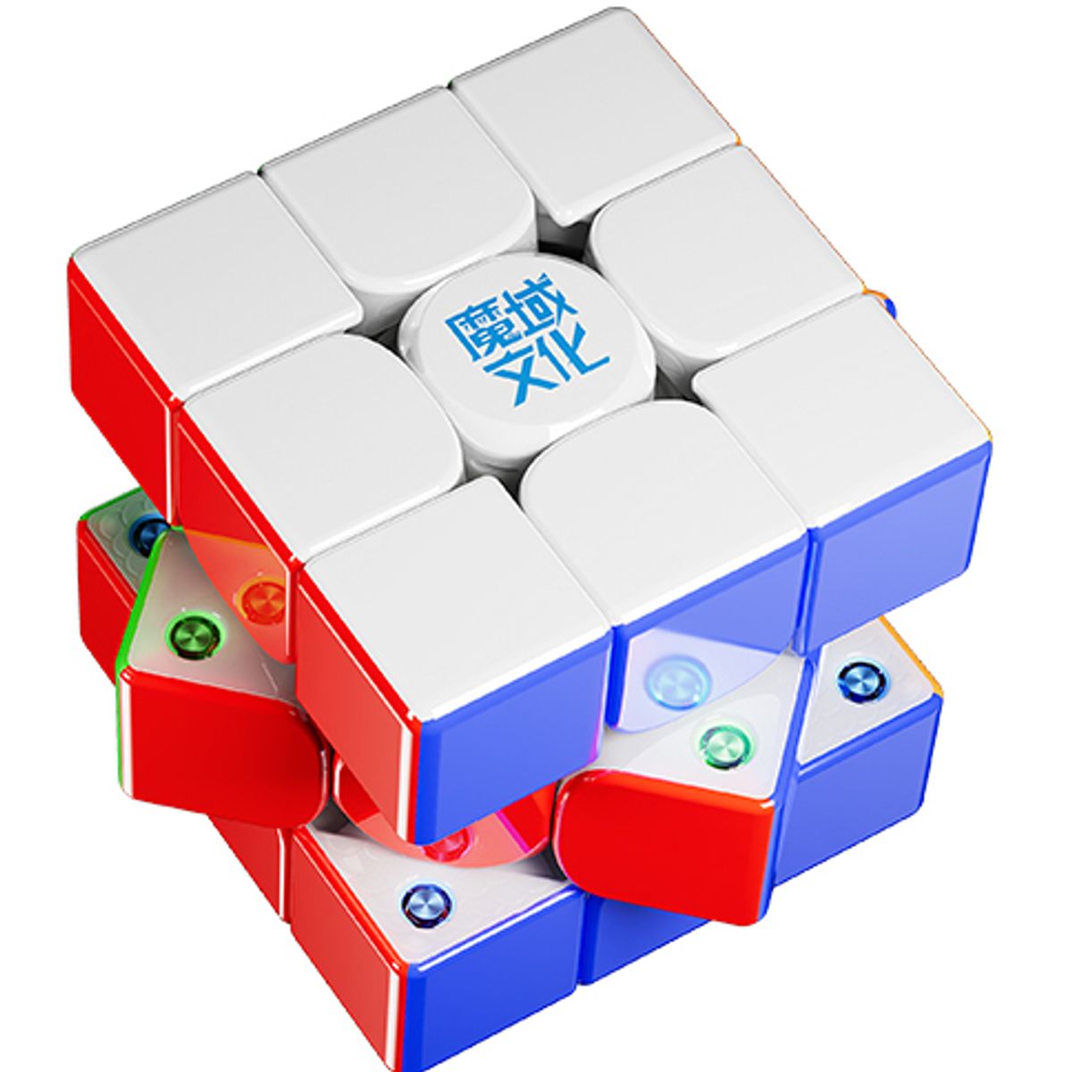 MOYU - 3x3 Moyu Weilong V11 BC 20 Imanes Magnético Récord Mundial