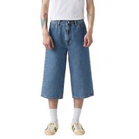 Jeans Hombre Twisted Baggy Capri Azul