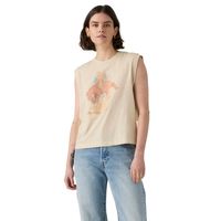 Polera Mujer Boxy Tank Beige