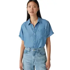 LEVIS - Blusa Mujer Darlene Shirt Celeste