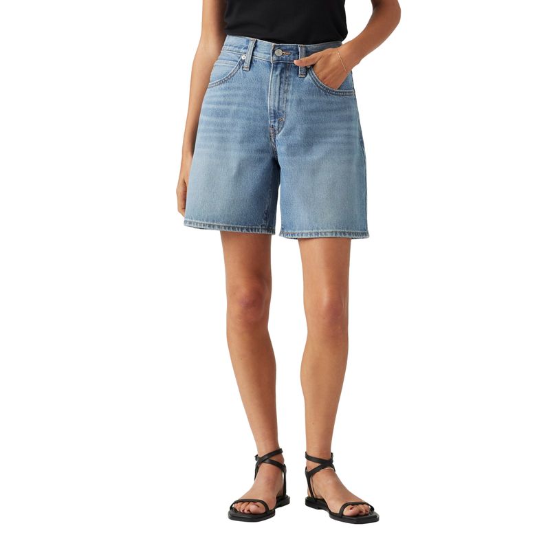 LEVIS - Shorts Mujer 94 Baggy Short Celeste Levis