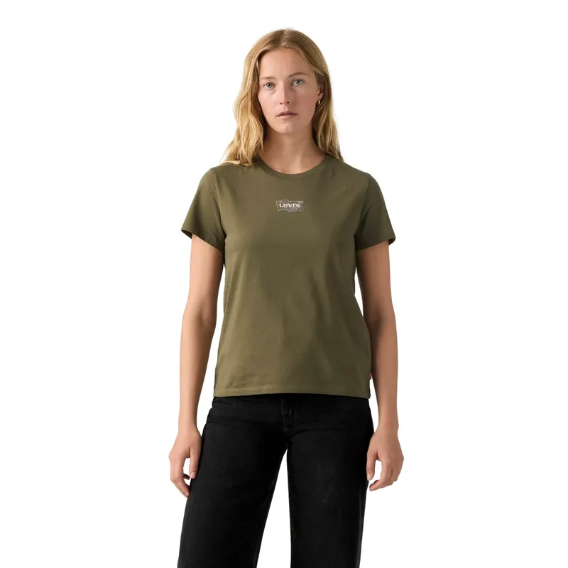 LEVIS - Polera Mujer The Perfect Tee Verde Levis