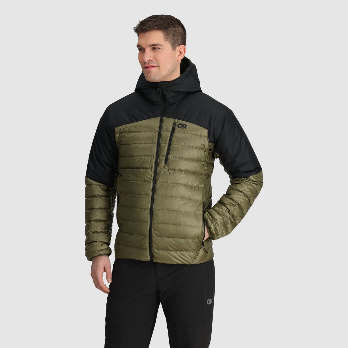 OUTDOOR RESEARCH - Chaqueta Hombre Helium Down Verde Outdoor Research