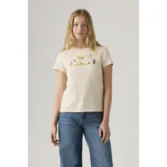 LEVIS - Polera Mujer The Perfect Tee Beige