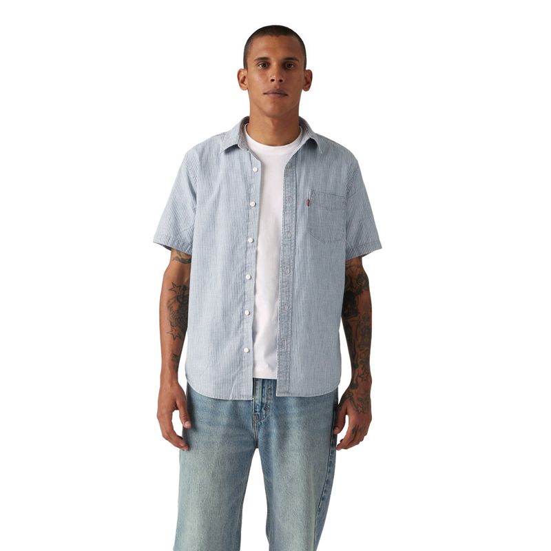 LEVIS - Camisa Hombre Pocket Standard Celeste Levis