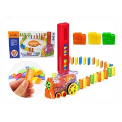 GENERICO - Tren De Domino Para Niños Juegos De Bloques Automatico