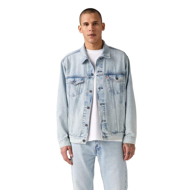LEVIS - Chaqueta Hombre Relaxed Fit Trucker Celeste Levis