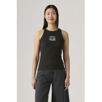 Polera Mujer Essential Racer Tank Negro