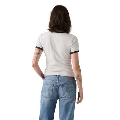 Imagen 2 del producto Polera Mujer Graphic Ringer Rickie Blanco