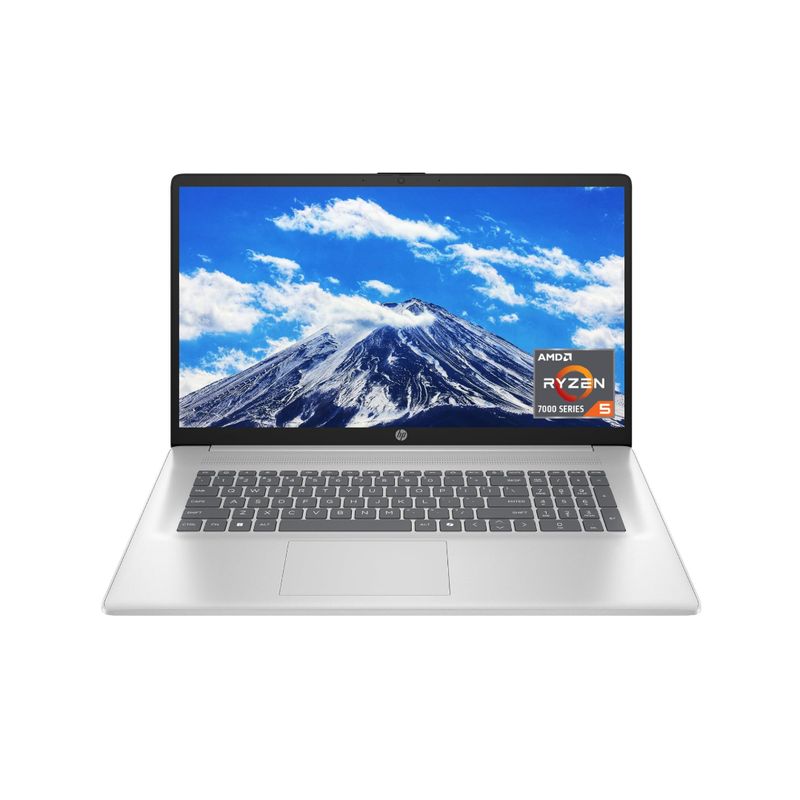 HP - Notebook HP FHD Ryzen 5 8GB RAM 512GB SSD Windows 11 Plata