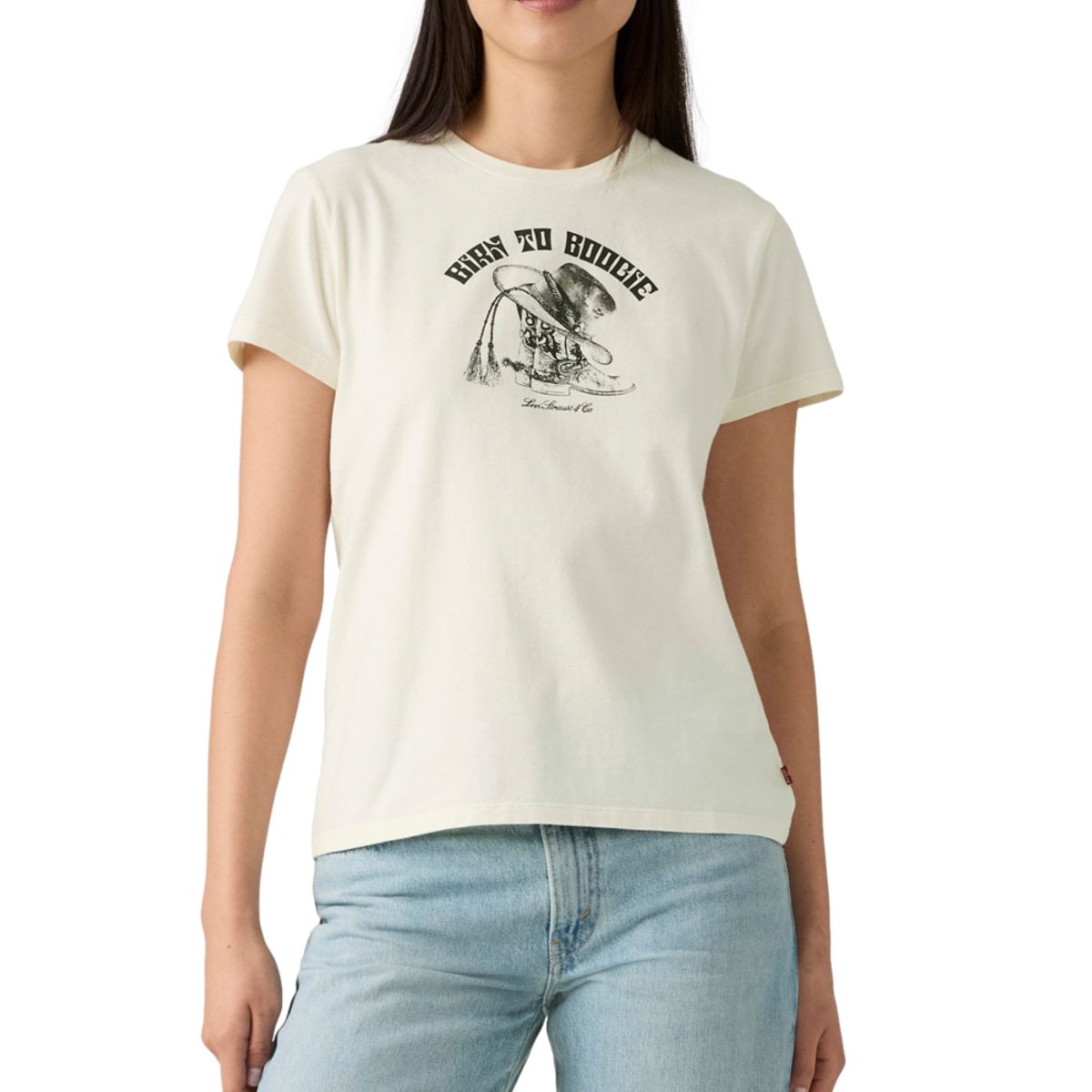 LEVIS - Polera Mujer The Perfect Tee Blanco Levis