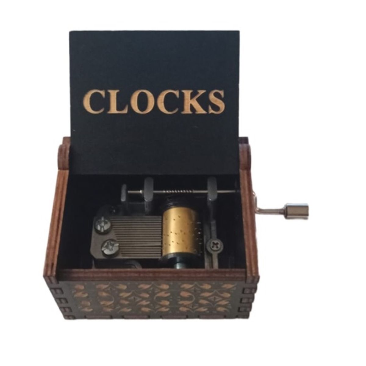 GENERICO - CAJA MUSICAL DE MADERA COLDPLAY CLOCKS