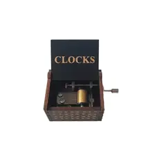 GENERICO - CAJA MUSICAL DE MADERA COLDPLAY CLOCKS