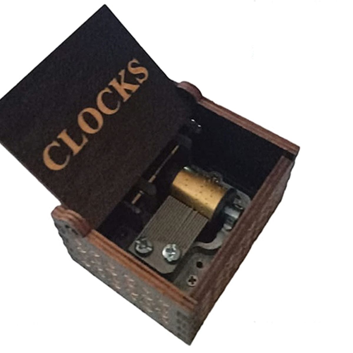 GENERICO - CAJA MUSICAL DE MADERA COLDPLAY CLOCKS