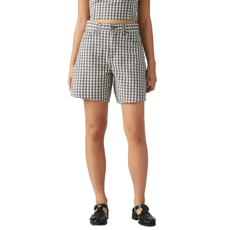 LEVIS - Shorts Mujer High Baggy Short Negro Levis