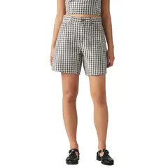LEVIS - Shorts Mujer High Baggy Short Negro