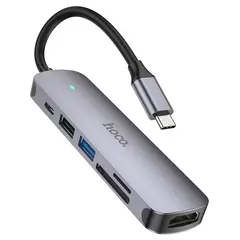 HOCO - Hub HB28 USB-C to HDTV+USB30 +USB20+SD
