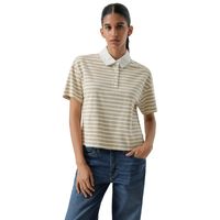Polera Mujer Aries Rubgy Polo Beige