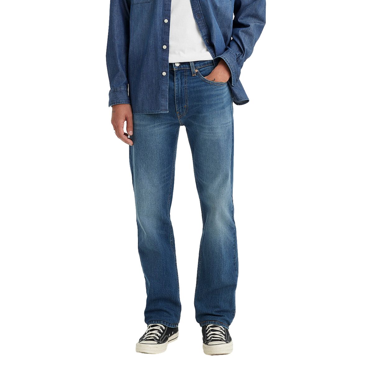 LEVIS - Jeans Hombre 505 Regular Azul Levis
