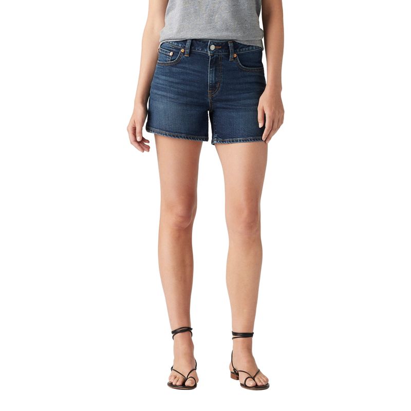 LEVIS - Shorts Mujer A-line Azul Levis