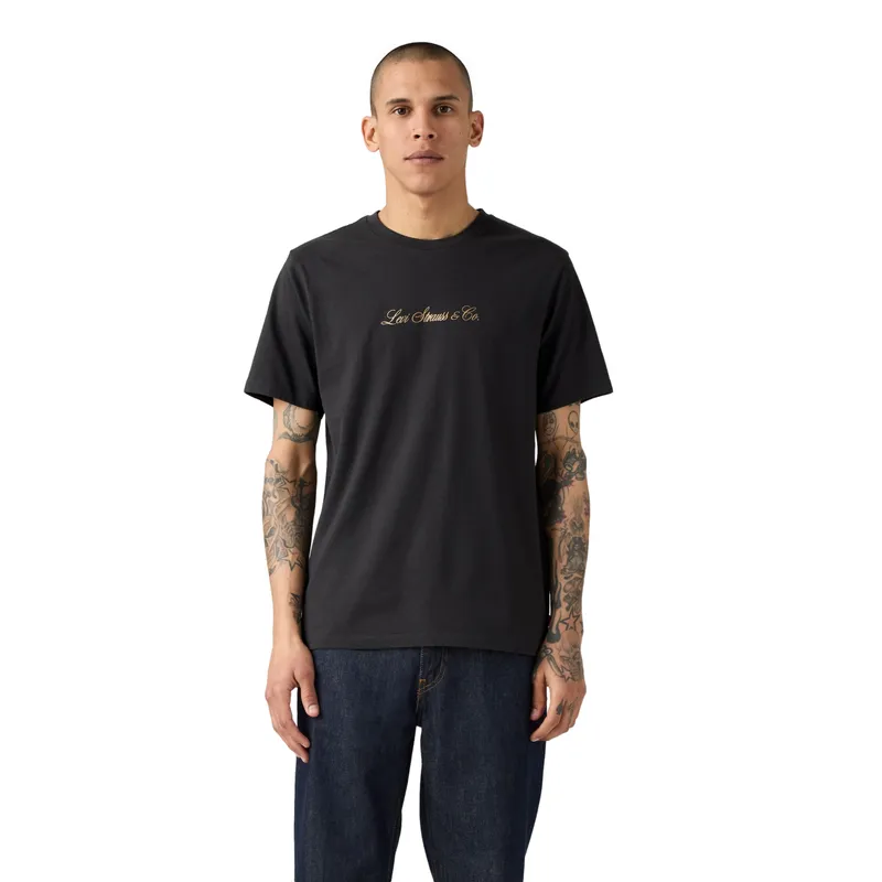 LEVIS - Polera Hombre Graphic Crewneck Tee Negro Levis