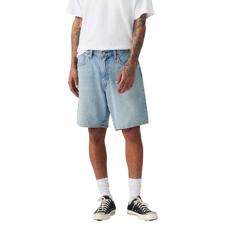 LEVIS - Shorts Hombre 468 Loose Celeste Levis