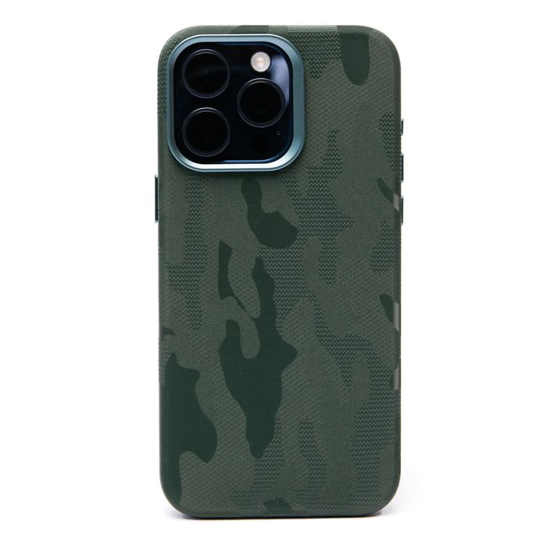 GENERICO - Carcasa Magsafe Cammo Verde IPH 15