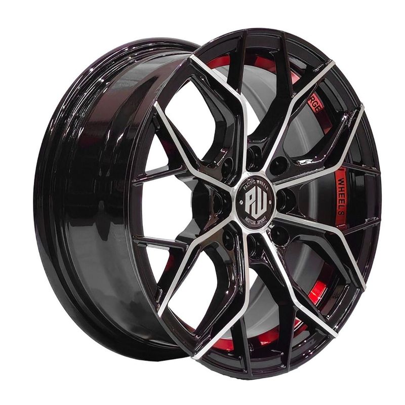 GENERICO - Set 4 Llantas 14x6 4X100/4X114 Et35 GYRFA BM-UC-RED