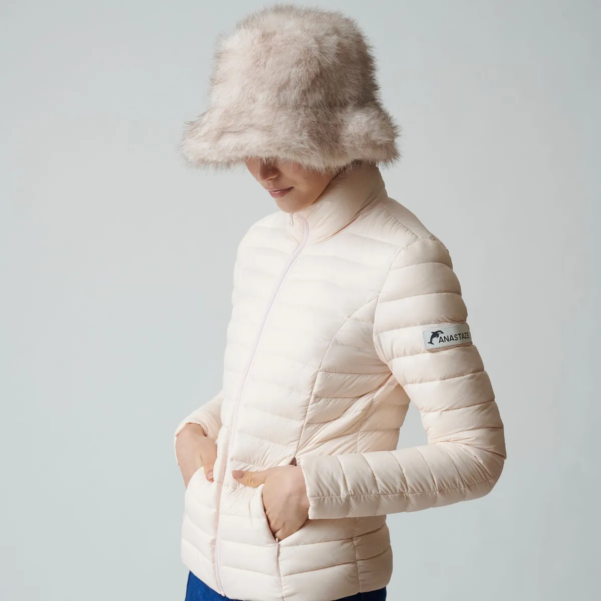 ANASTAZE - Parka Mujer pluma Anastaze