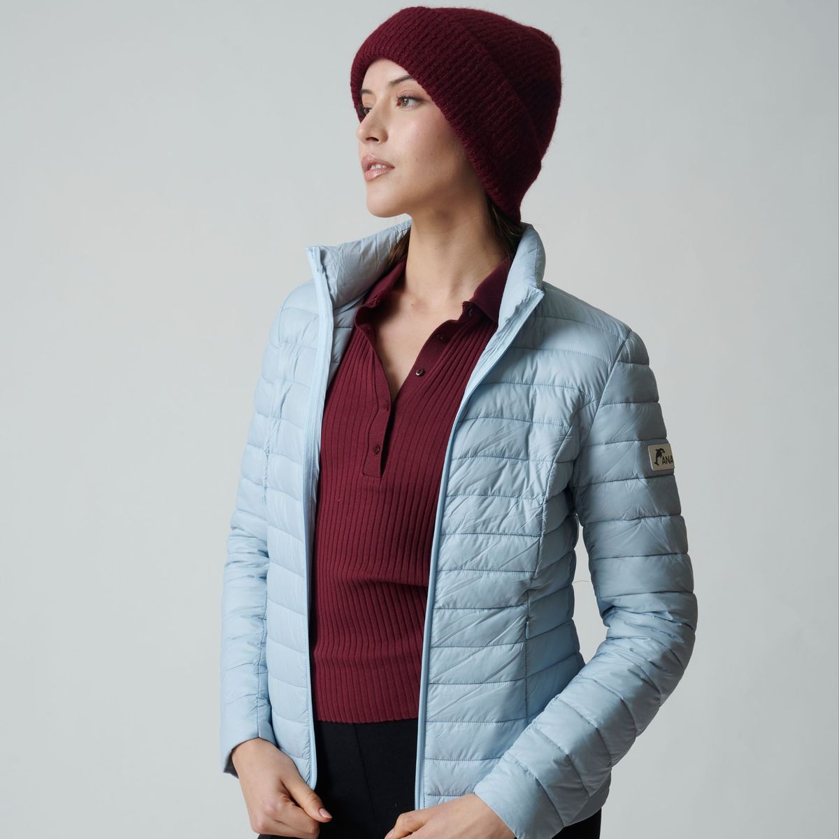 ANASTAZE - Parka Mujer pluma Anastaze