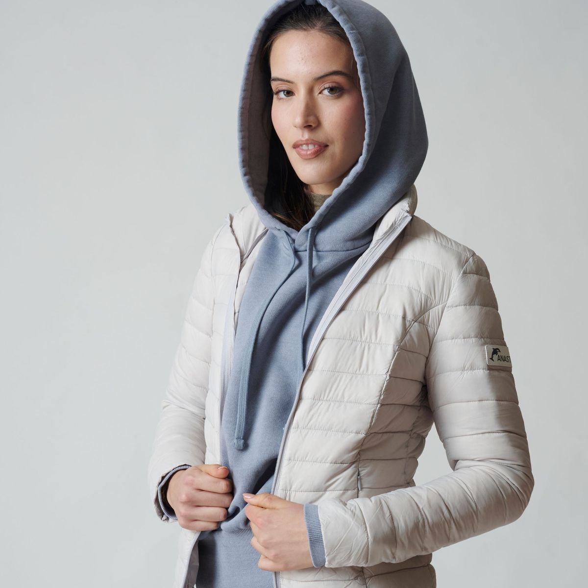 ANASTAZE - Parka Mujer pluma Anastaze