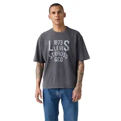 LEVIS - Polera Hombre Lockwood Practice Tee Gris