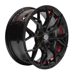 GENERICO - Set 4 Llantas 14x6 4X100/4X114 Et35 GYRFA B-UC-RED