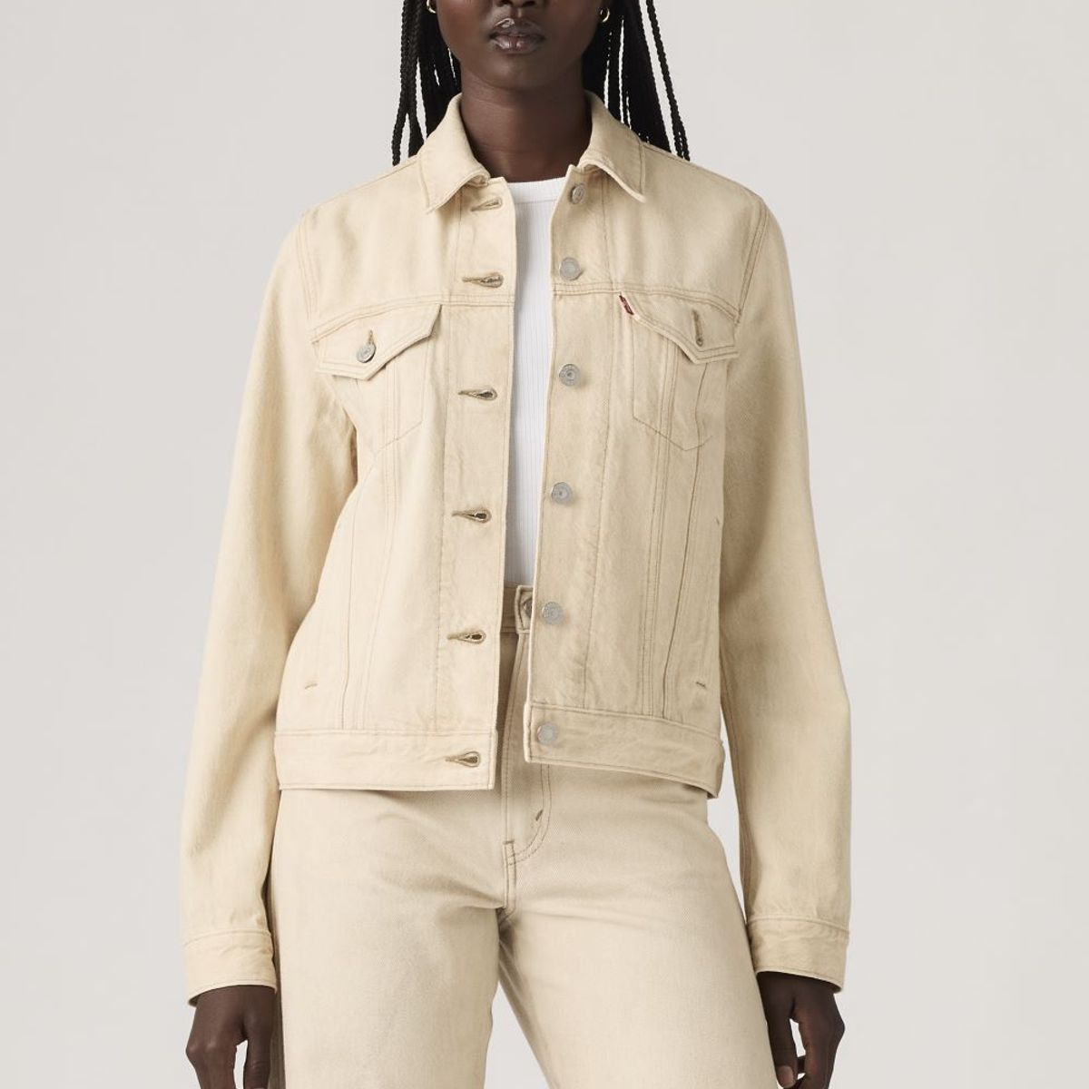 LEVIS - Chaqueta Mujer Original Trucker Beige Levis