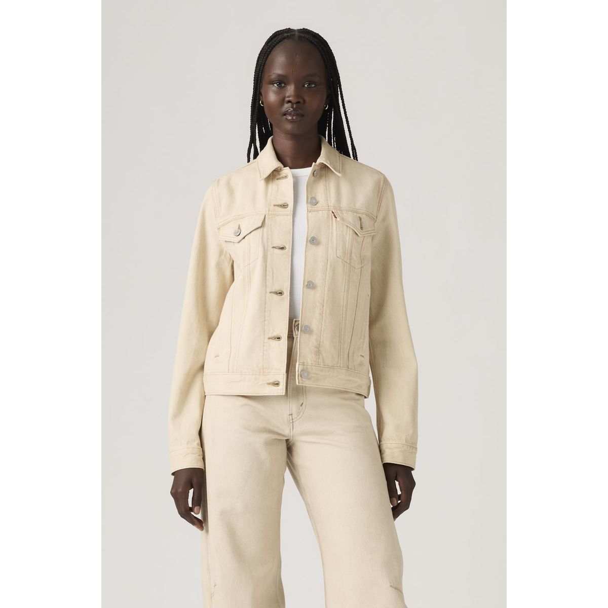 LEVIS - Chaqueta Mujer Original Trucker Beige Levis
