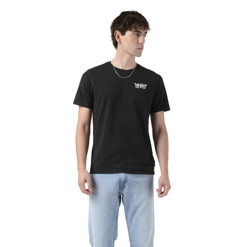 LEVIS - Polera Hombre Graphic Crewneck Tee Negro Levis
