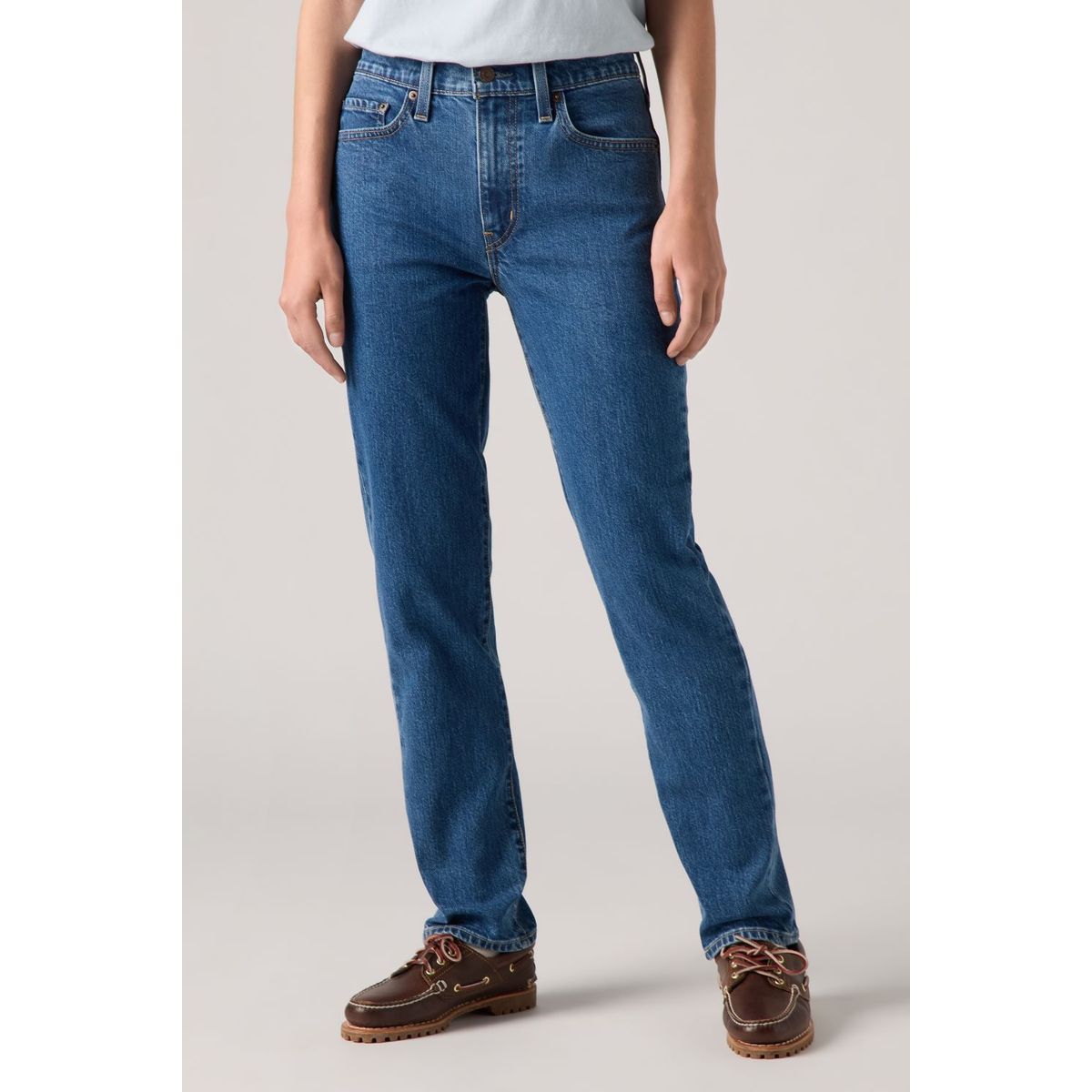 LEVIS - Jeans Mujer 724 High Rise Straight Azul Levis
