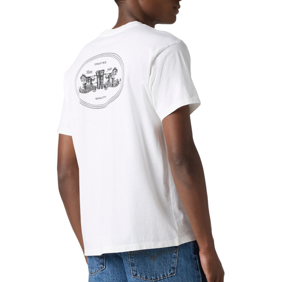 LEVIS - Polera Hombre Graphic Tee Blanco Levis